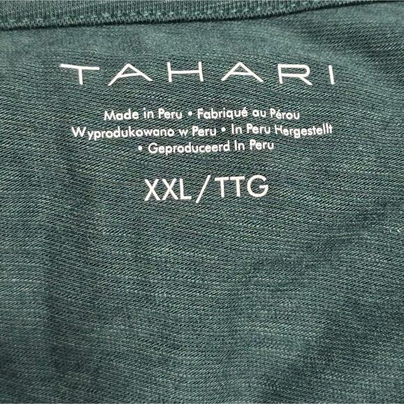 Tahari‎ Hunter Green Women's Cozy Long Sleeve Top Plus Size XXL NEW - Picture 7 of 7